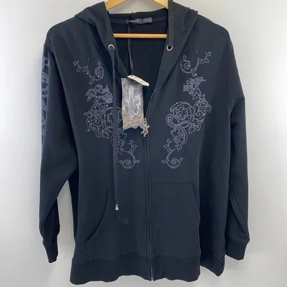 SEVEN7 SZ 1X 26/28 SWEATSHIRT black - Picture 2 of 9